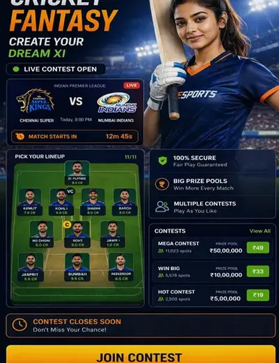 Sky247casino (sky247 casino) fantasy cricket & matchday visual 3